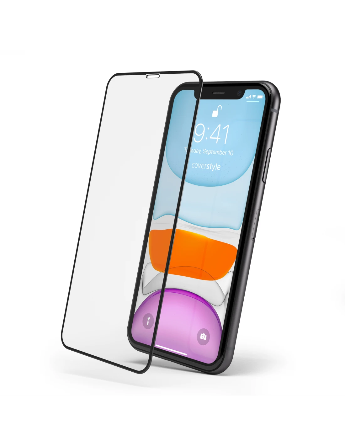 HyperGlass 3D® - Pellicola TOTALE Anti-Polvere In Vetro Temperato 3D Per IPhone 11 (6.1") - Nero 2 HyperGlass 3D® - Pellicola TOTALE Anti-Polvere In Vetro Temperato 3D Per IPhone 11 (6.1") - Nero - immagine 2