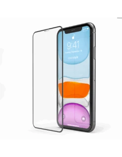 HyperGlass 3D® - Pellicola TOTALE Anti-Polvere In Vetro Temperato 3D Per IPhone 11 (6.1") - Nero