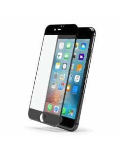 HyperGlass 3D® - Pellicola TOTALE In Vetro Temperato Qualità A+ Per IPhone SE (2020) - Nero -Cover Style Negozio hyperglass 3d pellicola totale in vetro temperato qualita a per iphone se 2020 nero 3