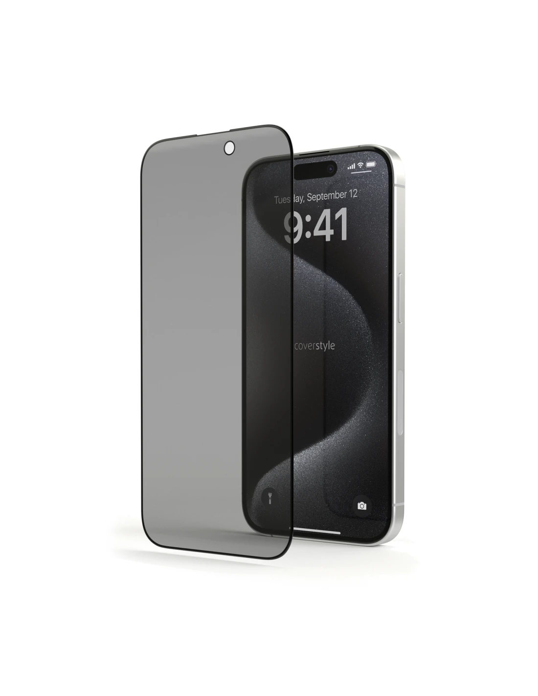 HyperGlass 3D PRIVACY® - Pellicola In Vetro Temperato 3D Per IPhone 15 Pro - Privacy 2 HyperGlass 3D PRIVACY® - Pellicola In Vetro Temperato 3D Per IPhone 15 Pro - Privacy - immagine 2