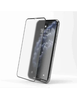 HyperGlass 3D PRO® - Pellicola OPACA In Vetro Temperato 3D Per IPhone 11 Pro (5.8")- Nero -Cover Style Negozio hyperglass 3d pro pellicola opaca in vetro temperato 3d per iphone 11 pro 58 nero 2