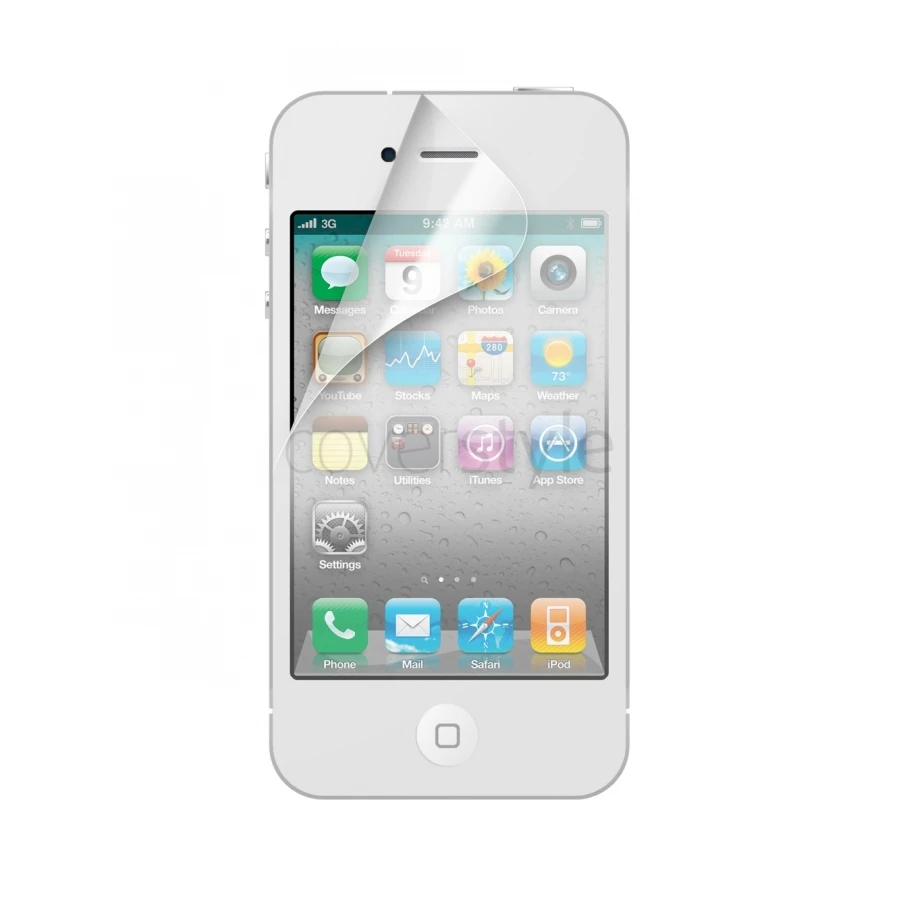 Id America - 2x Pellicola Opaca Anti-Riflesso Alta Qualità Per IPhone 4/4S 1 Id America - 2x Pellicola Opaca Anti-Riflesso Alta Qualità Per IPhone 4/4S