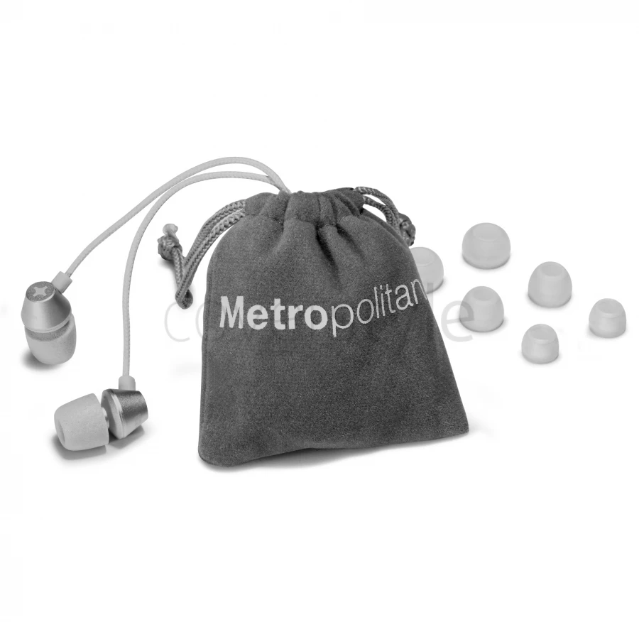 Id America - Auricolari In-Ear New Metropolitan In Alluminio - Nero 2 Id America - Auricolari In-Ear New Metropolitan In Alluminio - Nero - immagine 2