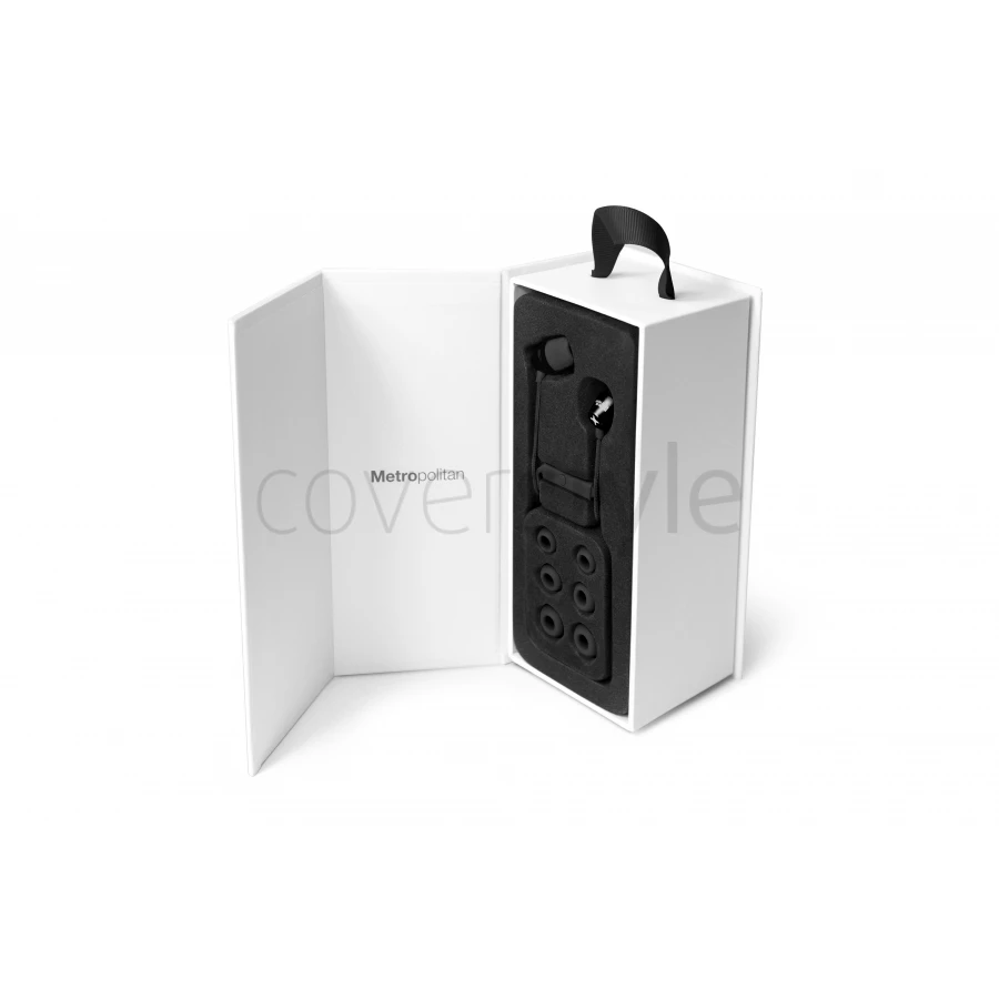 Id America - Auricolari In-Ear New Metropolitan In Alluminio - Nero 3 Id America - Auricolari In-Ear New Metropolitan In Alluminio - Nero - immagine 3