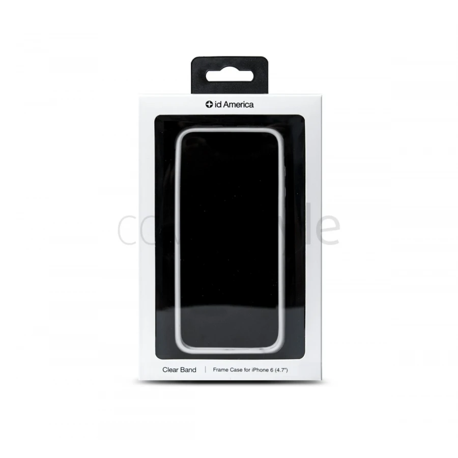 Id America - Band Bumper Per IPhone 6 (4.7") - Bianco E Trasparente 5 Id America - Band Bumper Per IPhone 6 (4.7") - Bianco E Trasparente - immagine 5
