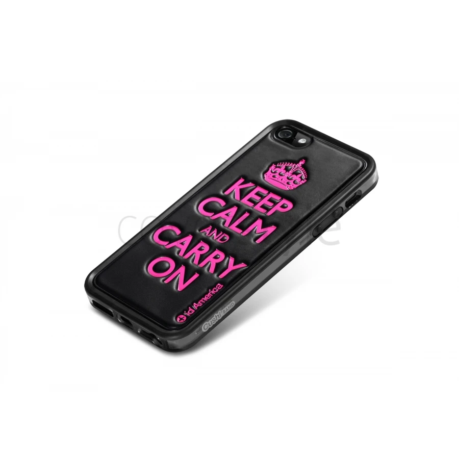 Id America - Bumper + Cushi Plus Calm Per IPhone 5/5S - Nero 2 Id America - Bumper + Cushi Plus Calm Per IPhone 5/5S - Nero - immagine 2