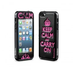 Id America - Bumper + Cushi Plus Calm Per IPhone 5/5S - Nero