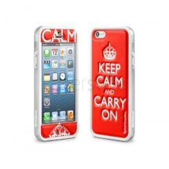 Id America - Bumper + Cushi Plus Calm Per IPhone 5/5S - Rosso