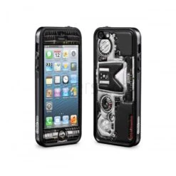 Id America - Bumper + Cushi Plus Camera Per IPhone 5/5S - Grigio