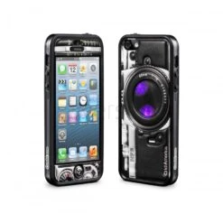 Id America - Bumper + Cushi Plus Camera Per IPhone 5/5S - Nero