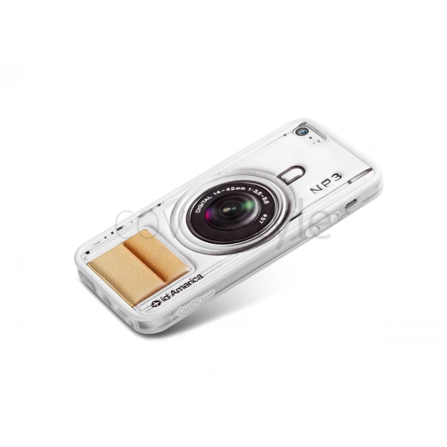 Id America - Bumper + Cushi Plus Camera Per IPhone 5/5S - Bianco 2 Id America - Bumper + Cushi Plus Camera Per IPhone 5/5S - Bianco - immagine 2