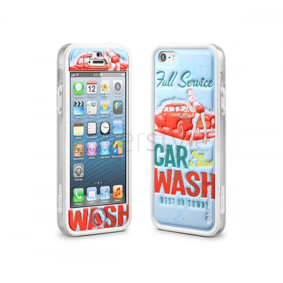 Id America - Bumper + Cushi Plus Retro Per IPhone 5/5S - Blu 1 Id America - Bumper + Cushi Plus Retro Per IPhone 5/5S - Blu