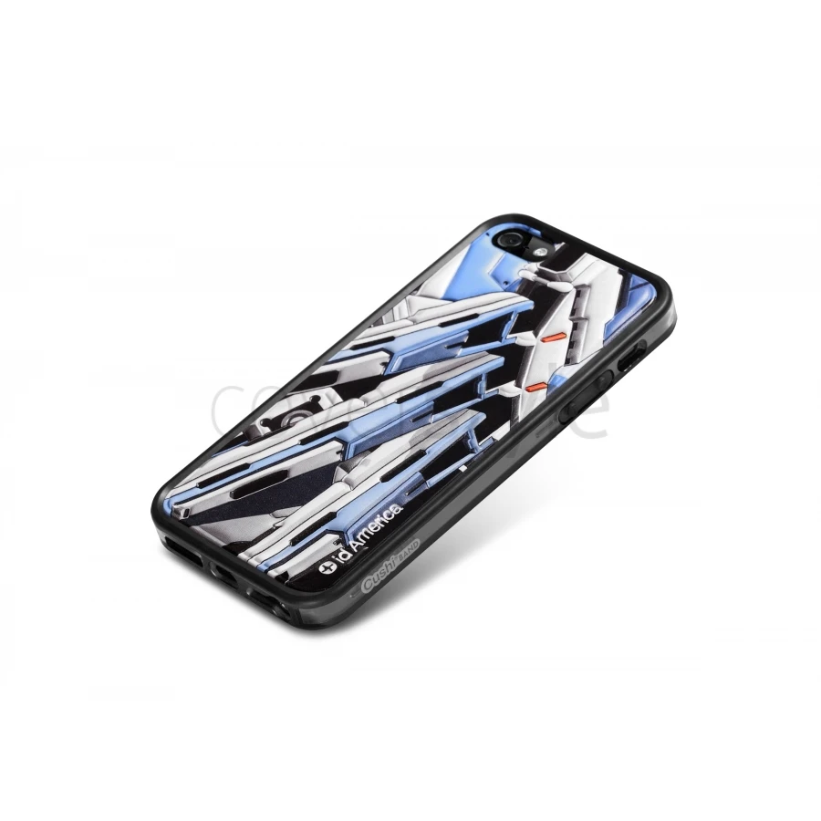 Id America - Bumper + Cushi Plus Robotics Per IPhone 5/5S - Bianco 2 Id America - Bumper + Cushi Plus Robotics Per IPhone 5/5S - Bianco - immagine 2