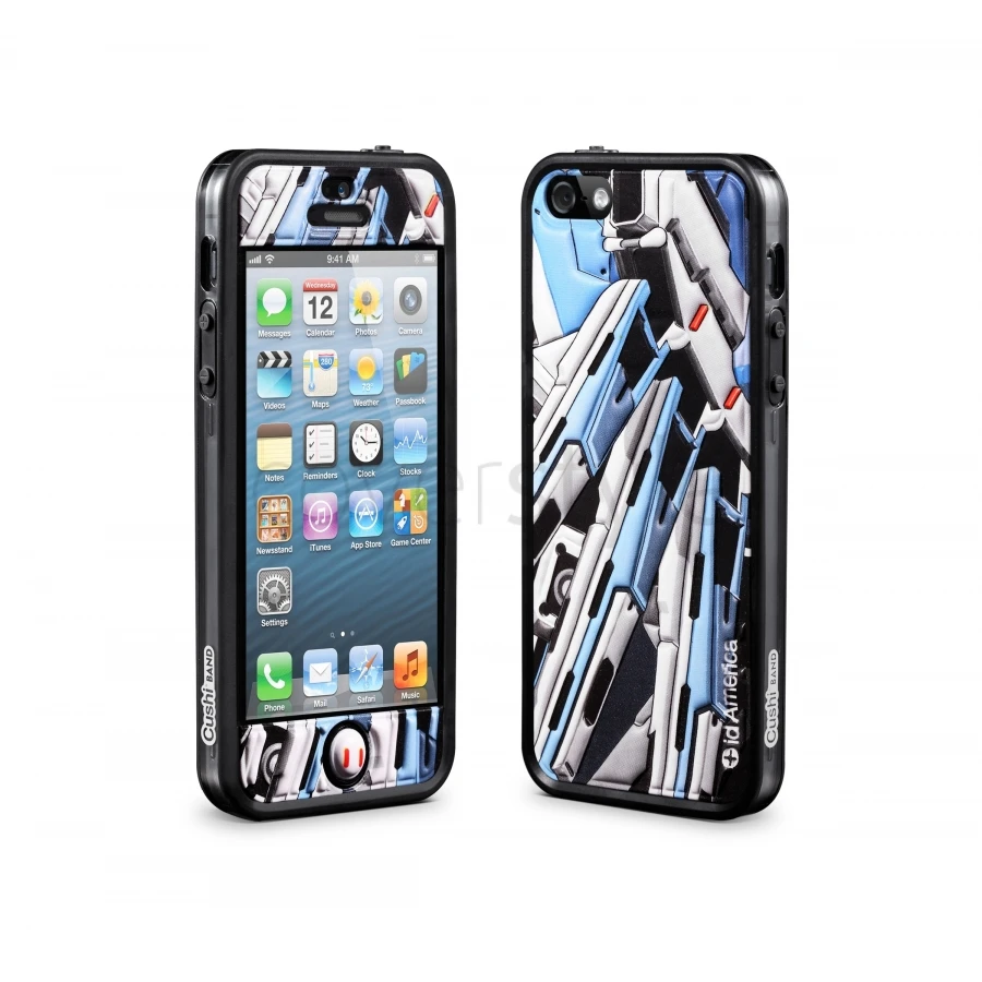 Id America - Bumper + Cushi Plus Robotics Per IPhone 5/5S - Bianco 1 Id America - Bumper + Cushi Plus Robotics Per IPhone 5/5S - Bianco