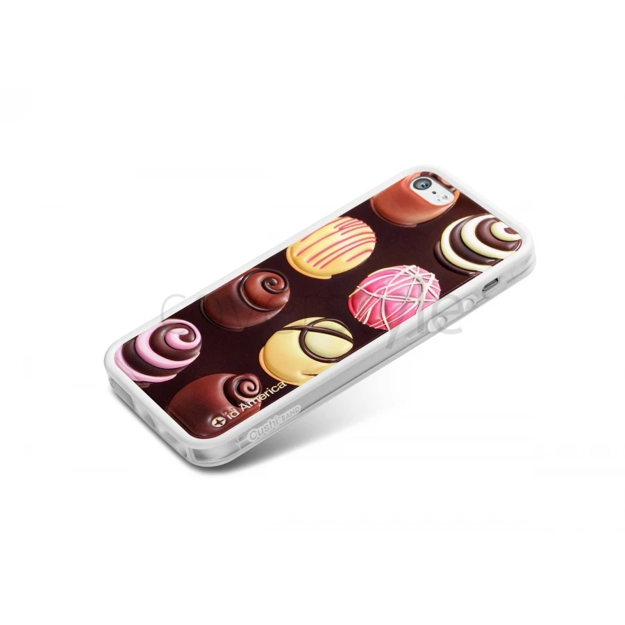 Id America - Bumper + Cushi Plus Sweet Per IPhone 5/5S - Choco 2 Id America - Bumper + Cushi Plus Sweet Per IPhone 5/5S - Choco - immagine 2