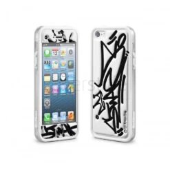 Id America - Cushi Plus Graffiti Per IPhone 5/5S - Bianco