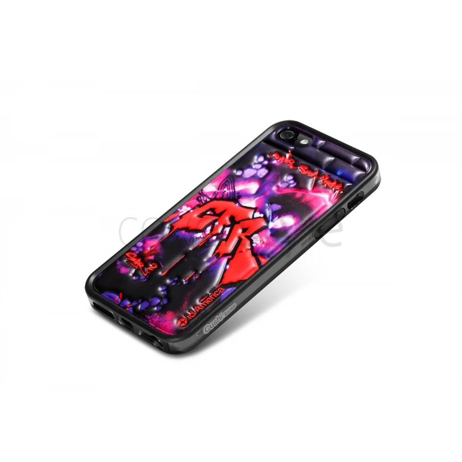 Id America - Cushi Plus Graffiti Per IPhone 5/5S - Rosso 2 Id America - Cushi Plus Graffiti Per IPhone 5/5S - Rosso - immagine 2