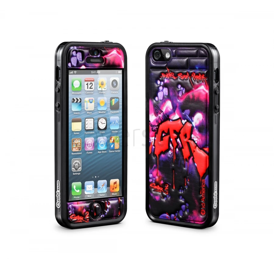 Id America - Cushi Plus Graffiti Per IPhone 5/5S - Rosso 1 Id America - Cushi Plus Graffiti Per IPhone 5/5S - Rosso