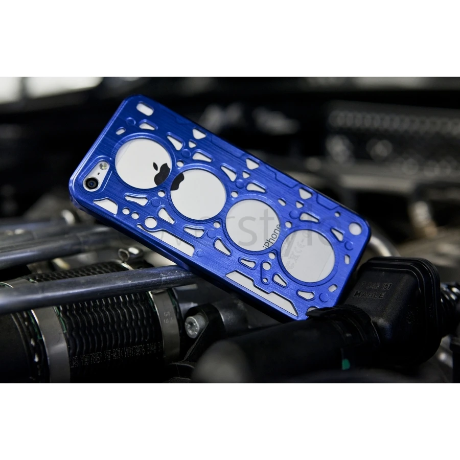 Id America - Custodia Gasket V8 In Alluminio Per IPhone 5/5S - Rally Blue 3 Id America - Custodia Gasket V8 In Alluminio Per IPhone 5/5S - Rally Blue - immagine 3