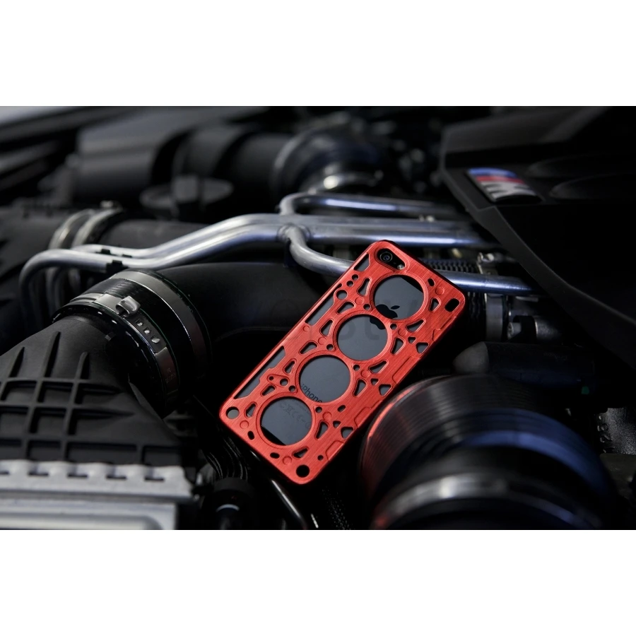 Id America - Custodia Gasket V8 In Alluminio Per IPhone 5/5S - Red 3 Id America - Custodia Gasket V8 In Alluminio Per IPhone 5/5S - Red - immagine 3