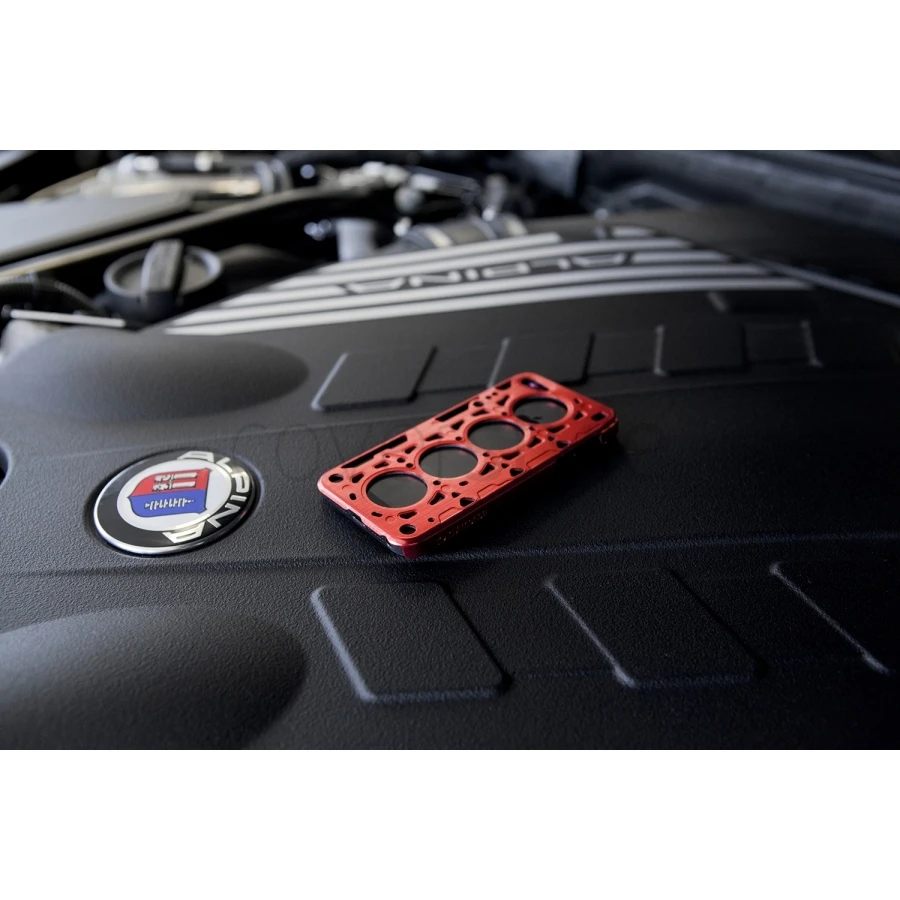 Id America - Custodia Gasket V8 In Alluminio Per IPhone 5/5S - Red 5 Id America - Custodia Gasket V8 In Alluminio Per IPhone 5/5S - Red - immagine 5