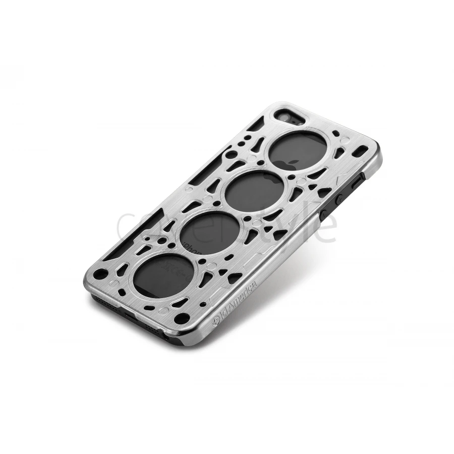 Id America - Custodia Gasket V8 In Alluminio Per IPhone 5/5S - Silver 2 Id America - Custodia Gasket V8 In Alluminio Per IPhone 5/5S - Silver - immagine 2