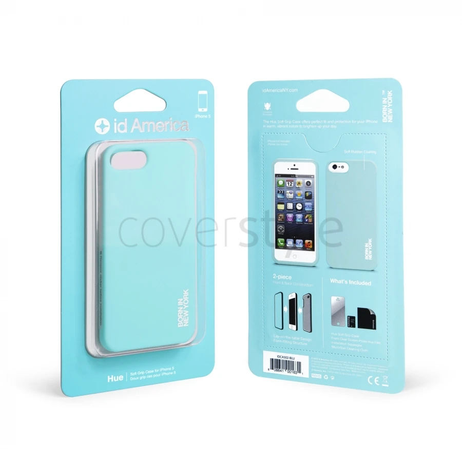 Id America - Custodia Integrale HUE Per IPhone 5/5S - Azzurro 3 Id America - Custodia Integrale HUE Per IPhone 5/5S - Azzurro - immagine 3