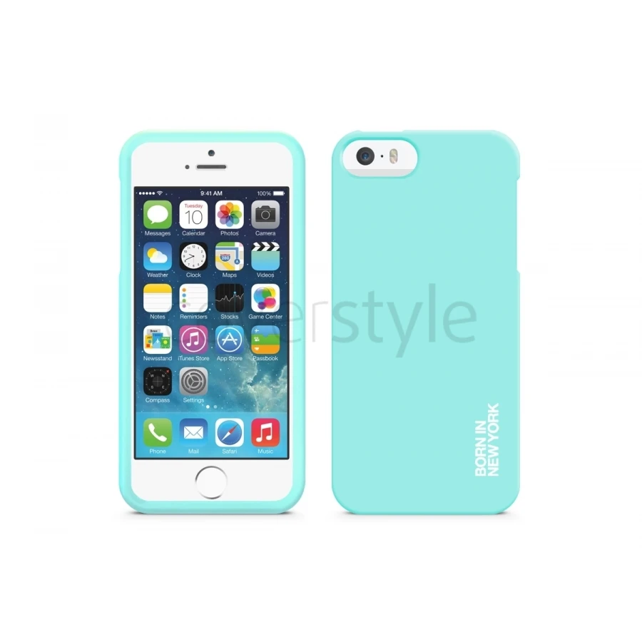 Id America - Custodia Integrale HUE Per IPhone 5/5S - Azzurro 1 Id America - Custodia Integrale HUE Per IPhone 5/5S - Azzurro