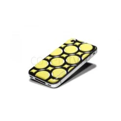 Id America - Skin Cushi Art Deco Per IPhone 4/4S - Arc Yellow -Cover Style Negozio id america skin cushi art deco per iphone 4 4s arc yellow 2
