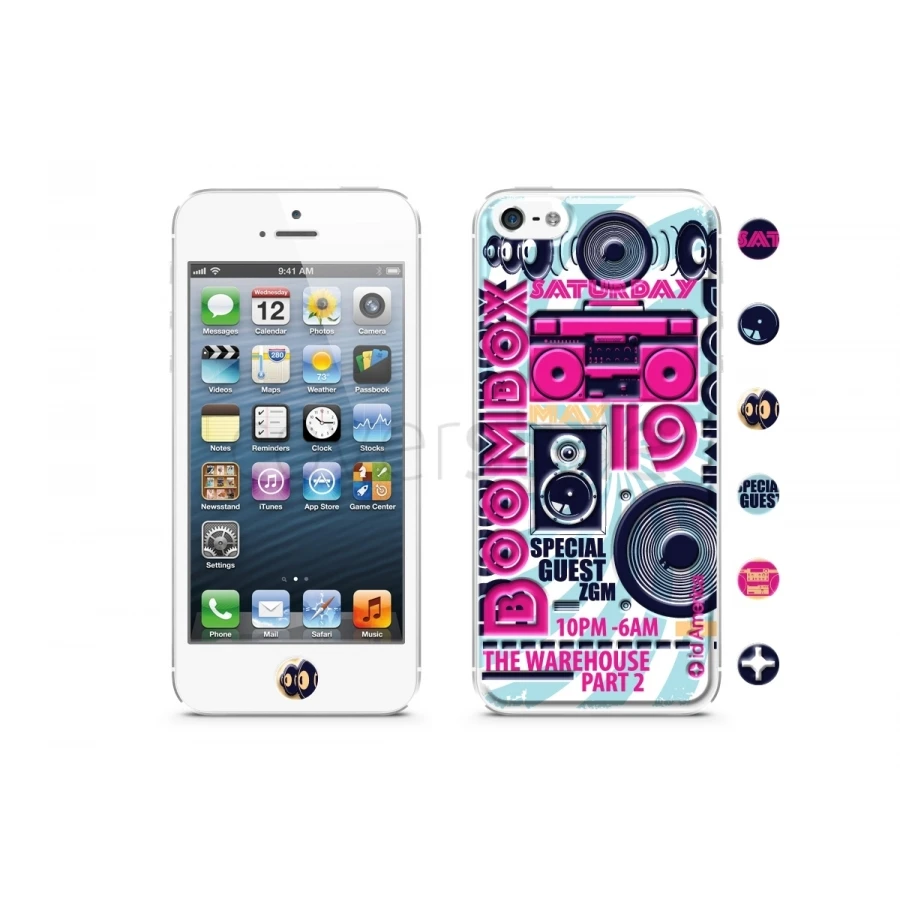 Id America - Skin Cushi DJ Per IPhone 5/5S - Boombox 1 Id America - Skin Cushi DJ Per IPhone 5/5S - Boombox