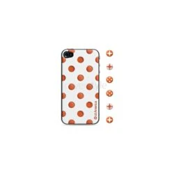 Id America - Skin Cushi Dot Per IPhone 4/4S - Sunkist White