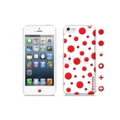 Id America - Skin Cushi Dot Per IPhone 5/5S - Bianco