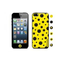 Id America - Skin Cushi Dot Per IPhone 5/5S - Giallo