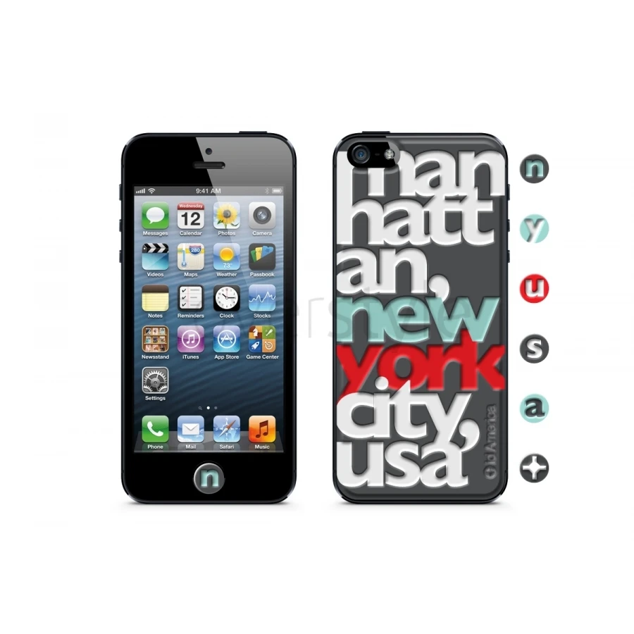 Id America - Skin Cushi Gift Per IPhone 5/5S - NYC 1 Id America - Skin Cushi Gift Per IPhone 5/5S - NYC