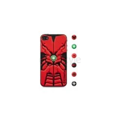 Id America - Skin Cushi Robotics Per IPhone 4/4S - Red