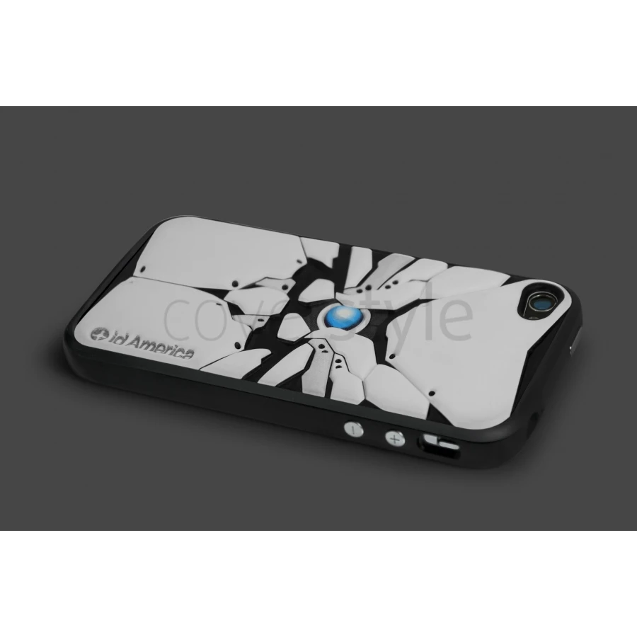 Id America - Skin Cushi Robotics Per IPhone 4/4S - White 3 Id America - Skin Cushi Robotics Per IPhone 4/4S - White - immagine 3