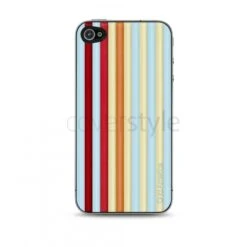 Id America - Skin Cushi Stripe Per IPhone 4/4S - Beach Red 6 Id America - Skin Cushi Stripe Per IPhone 4/4S - Beach Red -Cover Style Negozio id america skin cushi stripe per iphone 4 4s beach red 2