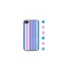 Id America - Skin Cushi Stripe Per IPhone 4/4S - Candy Blue