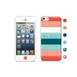 Id America - Skin Cushi Stripe Per IPhone 5/5S - Arancione