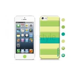 Id America - Skin Cushi Stripe Per IPhone 5/5S - Verde