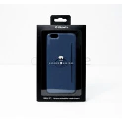 Id America - Wall St. Custodia In Pelle Per IPhone 6 (4.7") - Blu -Cover Style Negozio id america wall st custodia in pelle per iphone 6 47 blu 4