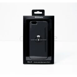 Id America - Wall St. Custodia In Pelle Per IPhone 6 (4.7") - Nero -Cover Style Negozio id america wall st custodia in pelle per iphone 6 47 nero 4