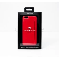 Id America - Wall St. Custodia In Pelle Per IPhone 6 (4.7") - Rosso -Cover Style Negozio id america wall st custodia in pelle per iphone 6 47 rosso 5