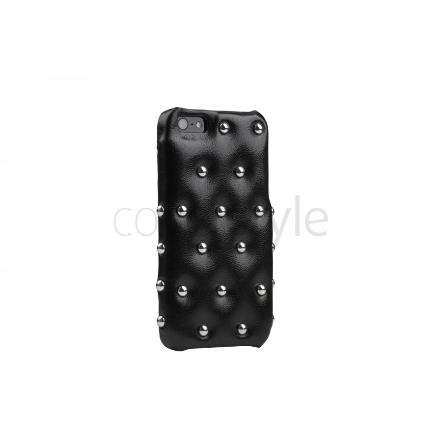 ION Factory - Custodia In Pelle Funky Punky Per IPhone 5/5S - Nero 1 ION Factory - Custodia In Pelle Funky Punky Per IPhone 5/5S - Nero