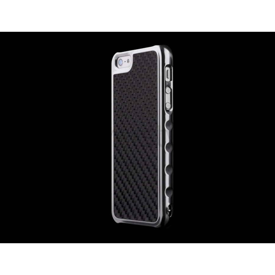 ION Factory - Custodia Predator Carbonio Per IPhone 5/5S - Argento 1 ION Factory - Custodia Predator Carbonio Per IPhone 5/5S - Argento
