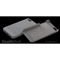 ION Factory - Custodia StealthShell Carbonio Per IPhone 5/5S - Grigio -Cover Style Negozio ion factory custodia stealthshell carbonio per iphone 5 5s grigio 2