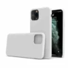 LiquidSoft® - Cover In Silicone Soft-Touch + Microfibra Per IPhone 11 Pro - Bianco