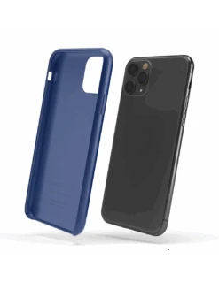 LiquidSoft® - Cover In Silicone Soft-Touch + Microfibra Per IPhone 11 Pro - Blu Cobalto -Cover Style Negozio liquidsoft cover in silicone soft touch microfibra per iphone 11 pro blu cobalto 2