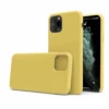 LiquidSoft® - Cover In Silicone Soft-Touch + Microfibra Per IPhone 11 Pro - Giallo