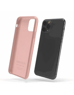 LiquidSoft® - Cover In Silicone Soft-Touch + Microfibra Per IPhone 11 Pro Max (6.5") - Rosa Scuro -Cover Style Negozio liquidsoft cover in silicone soft touch microfibra per iphone 11 pro max 65 rosa scuro 2
